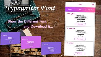 Typewriter Free Font Style Screenshot 2