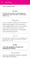 Girls Fonts for FlipFont ảnh chụp màn hình 1