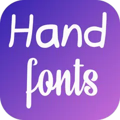 Hand fonts for FlipFont XAPK download