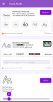 Hand fonts for FlipFont โปสเตอร์