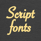 Script Fonts أيقونة