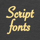 Script Fonts 아이콘