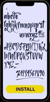Script Fonts capture d'écran 1