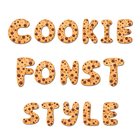 Cookie Fonts Style آئیکن