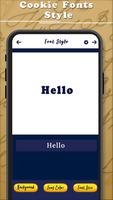 Cookie Fonts Style imagem de tela 2