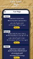 Cute Fonts Style imagem de tela 1