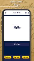 Cute Fonts Style imagem de tela 2
