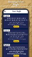 Beauty Fonts Style ảnh chụp màn hình 1