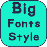 Big Fonts Style أيقونة