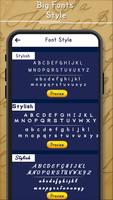 Big Fonts Style syot layar 1