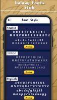 Galaxy Fonts Style تصوير الشاشة 1