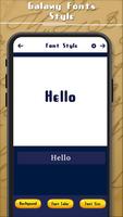 Galaxy Fonts Style تصوير الشاشة 2