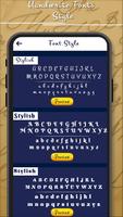 Handwrite Fonts Style imagem de tela 1