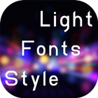 Light Fonts Style icône