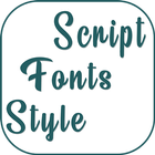 Script Fonts Style آئیکن