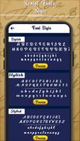 Script Fonts Style imagem de tela 1