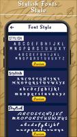 Stylish Fonts Style تصوير الشاشة 1