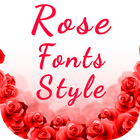 Rose Fonts Style icône