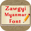 Zawgyi Myanmar Fonts Style