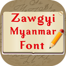 Zawgyi Myanmar Fonts Style APK