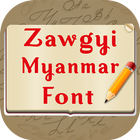 Zawgyi Myanmar Fonts Style simgesi