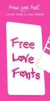 Love Fonts الملصق