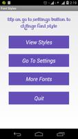 Font Styles ภาพหน้าจอ 1