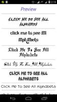 Font Styles تصوير الشاشة 2
