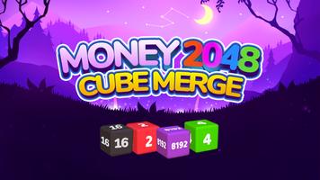Money 2048-Cube Merge Affiche