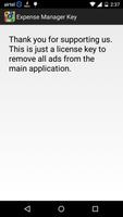 Expense Manager Key screenshot 1