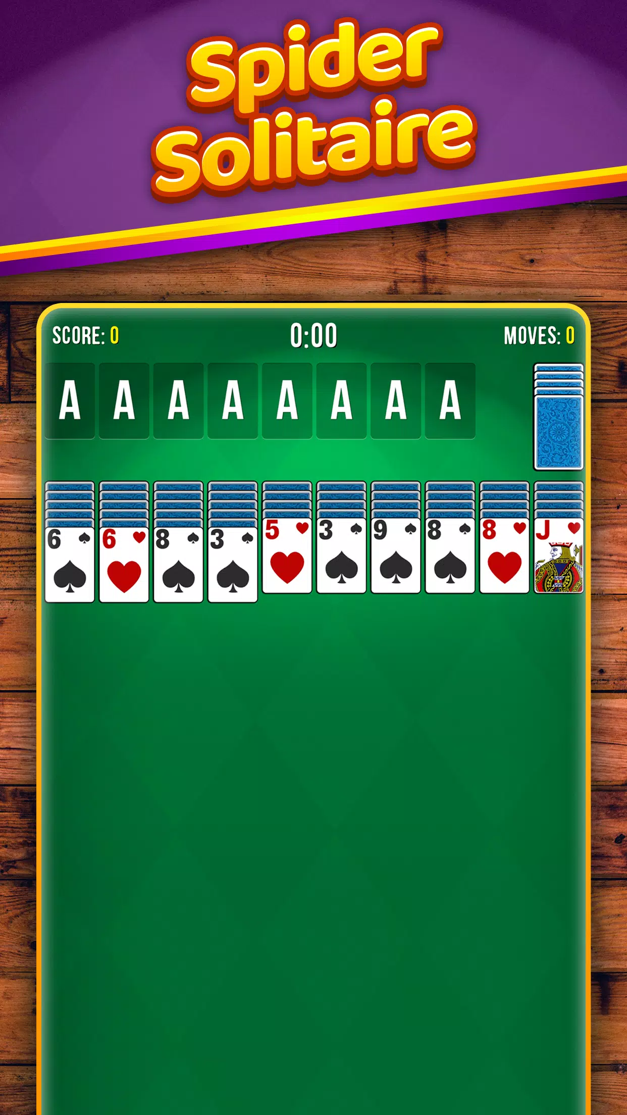 Spider Solitaire 1 Suit - Solitaire Bliss