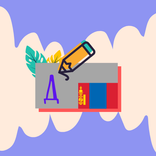 Mongolian Alphabet Writing