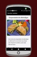 Recetas Saladas Caseras تصوير الشاشة 2