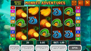 Monkey Adventures Slot تصوير الشاشة 2