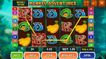 Monkey Adventures Slot скриншот 3