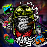 Monkey Graffiti Theme icon