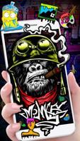 برنامه‌نما Monkey Graffiti Theme عکس از صفحه