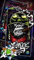 برنامه‌نما Monkey Graffiti Theme عکس از صفحه