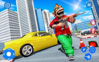US Police Monkey Rope Hero:Police Shooting Attack screenshot 2