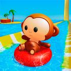Monkey Aqua Summer Slide أيقونة