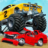 Monster Car Derby Games 2019 icon