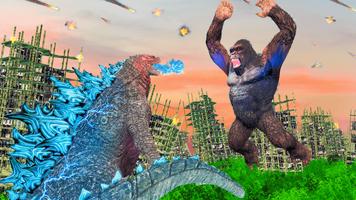 Kong Kaiju Godzilla Game Affiche