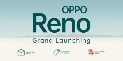 OPPO RENO INVITATION पोस्टर