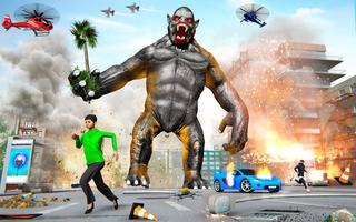 Monster Gorilla Rampage: Animal Attack Simulator Screenshot 2