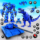 Dino Robot Car Transform Game ícone