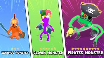 Smashers io: Blue Monster स्क्रीनशॉट 1