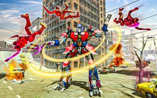 Monster Super Robot Speed Hero War تصوير الشاشة 2