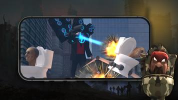 Skibidi War: Toilet Monster 3D capture d'écran 3