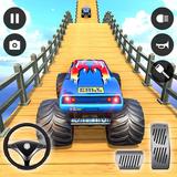 Lkw-Spiele Monster Truck Rampe Zeichen