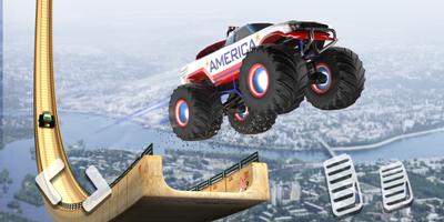 Monster Truck：Stunt Car Game скриншот 2